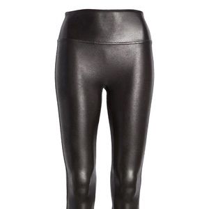 Black SPANX Faux Leather Leggings LP